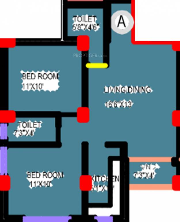 Bloomsbury Convicity Apartments (2BHK+2T (919 sq ft) 919 sq ft) Bloomsbury Convicity Apartments (2BHK+2T (919 sq ft) 919 sq ft)