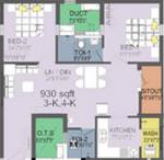 Fairyland RV Abode (2BHK+2T (930 sq ft) 930 sq ft) Fairyland RV Abode (2BHK+2T (930 sq ft) 930 sq ft)