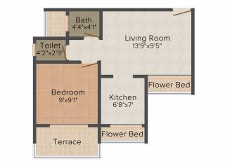 Shree Sarvodaya Angan (1BHK+2T (590 sq ft) 590 sq ft) Shree Sarvodaya Angan (1BHK+2T (590 sq ft) 590 sq ft)