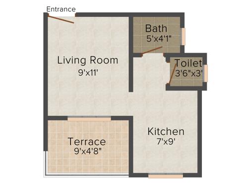 Maple Aapla Ghar Uruli Kanchan (1BHK+1T (357 sq ft) 357 sq ft) Maple Aapla Ghar Uruli Kanchan (1BHK+1T (357 sq ft) 357 sq ft)