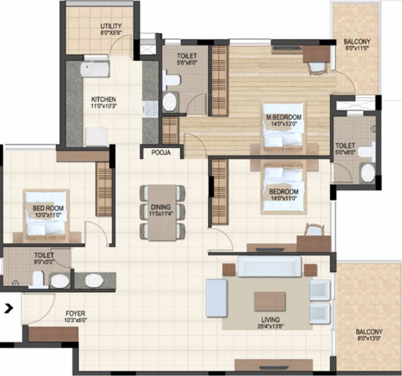 Sankalp Luxuria (3BHK+3T (2,054 sq ft) 2054 sq ft) Sankalp Luxuria (3BHK+3T (2,054 sq ft) 2054 sq ft)