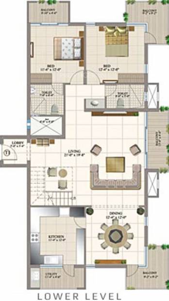 Rotson Solitaire (3BHK+3T (3,990 sq ft) 3990 sq ft)