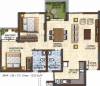 Adventz Zuari Garden City (2BHK+2T (1,225 sq ft) 1225 sq ft)