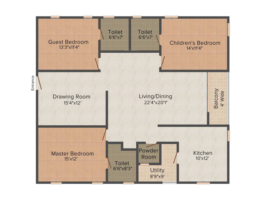 Alekhya Windmills (3BHK+3T (2,015 sq ft) 2015 sq ft)