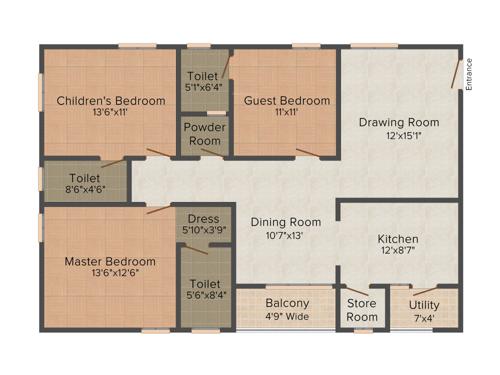 Alekhya Windmills (3BHK+3T (1,675 sq ft) 1675 sq ft) Alekhya Windmills (3BHK+3T (1,675 sq ft) 1675 sq ft)