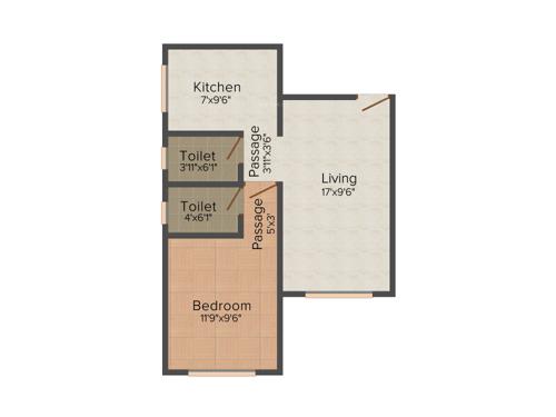 Jet Dahisar Omkar (1BHK+2T (425 sq ft) 425 sq ft) Jet Dahisar Omkar (1BHK+2T (425 sq ft) 425 sq ft)