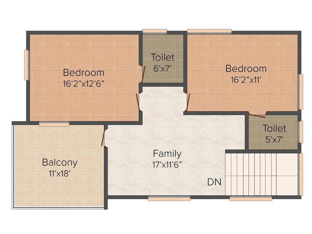 Global Green Apple Villas (3BHK+3T (2,062 sq ft) 2062 sq ft)