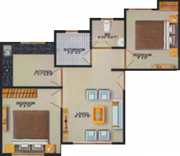 Rotson Nest (2BHK+1T (565 sq ft) 565 sq ft) Rotson Nest (2BHK+1T (565 sq ft) 565 sq ft)