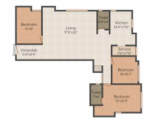 Sree Builders Flat Promoters Sai Dwaraga (3BHK+2T (1,450 sq ft) 1450 sq ft) Sree Builders Flat Promoters Sai Dwaraga (3BHK+2T (1,450 sq ft) 1450 sq ft)