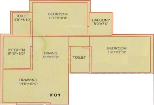 Nabaudyog Real Estate Pvt Ltd Sundaram (2BHK+2T (940 sq ft) 940 sq ft) Nabaudyog Real Estate Pvt Ltd Sundaram (2BHK+2T (940 sq ft) 940 sq ft)