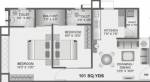 Rajyash Sahaj Silicon (2BHK+2T (909 sq ft) 909 sq ft)