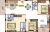 Gunina Linda (3BHK+3T (1,548 sq ft) 1548 sq ft)