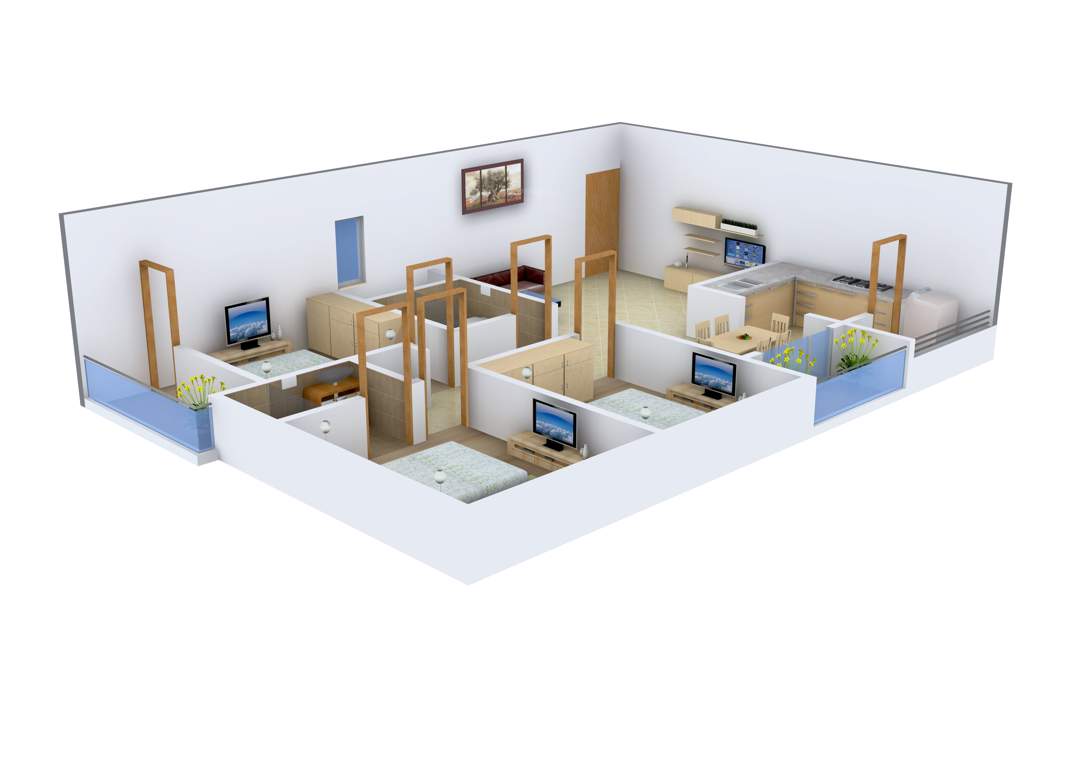 Shivaganga Splendour (3BHK+2T (1,310 sq ft) 1310 sq ft)