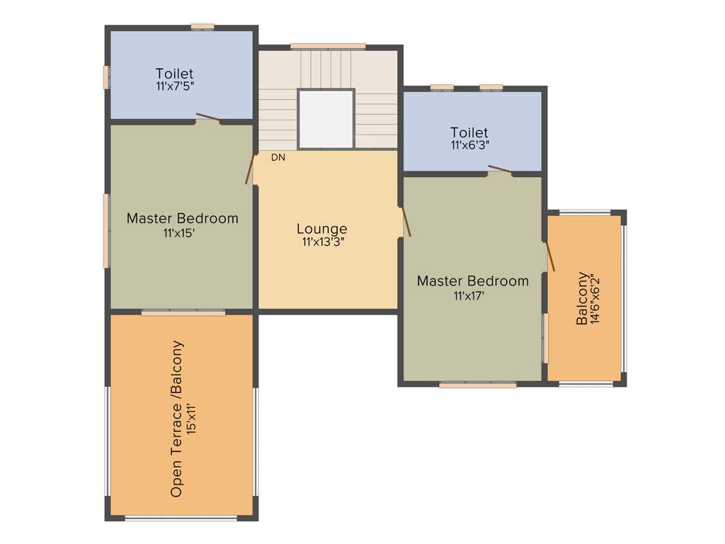 Gopi Vraj Gopi Ville 2 (3BHK+5T (2,952 sq ft) + Pooja Room 2952 sq ft)