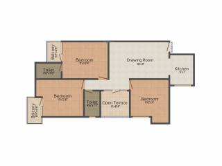 Pushpanjali Habitat (3BHK+2T (1,350 sq ft) 1350 sq ft) Pushpanjali Habitat (3BHK+2T (1,350 sq ft) 1350 sq ft)