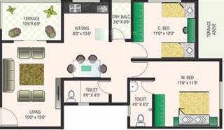 Veddant Ganesh Bella Rossa (2BHK+2T (947 sq ft) 947 sq ft) Veddant Ganesh Bella Rossa (2BHK+2T (947 sq ft) 947 sq ft)