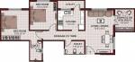 Pushkar Real Estate Spring Garden Apartment Phase I Floor Plan (2BHK+2T)