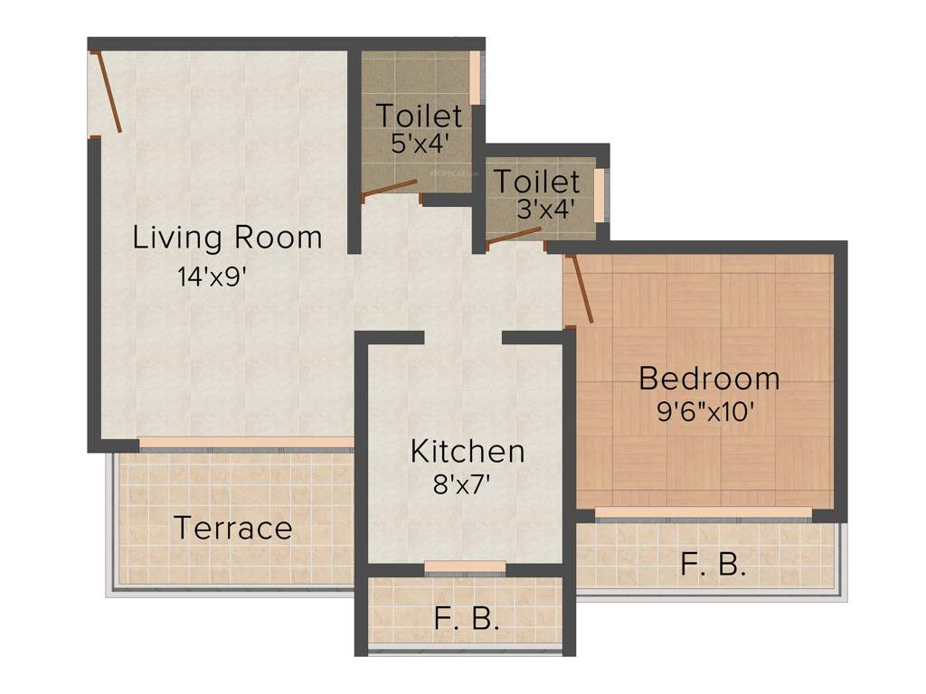 Adinath Alpine (1BHK+1T (725 sq ft) 725 sq ft)