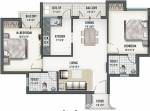 South India SIS Queenstown (2BHK+2T (1,037 sq ft) 1037 sq ft) South India SIS Queenstown (2BHK+2T (1,037 sq ft) 1037 sq ft)