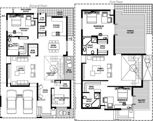 Vivant Villa Grande (3BHK+4T (2,400 sq ft) + Study Room 2400 sq ft) Vivant Villa Grande (3BHK+4T (2,400 sq ft) + Study Room 2400 sq ft)