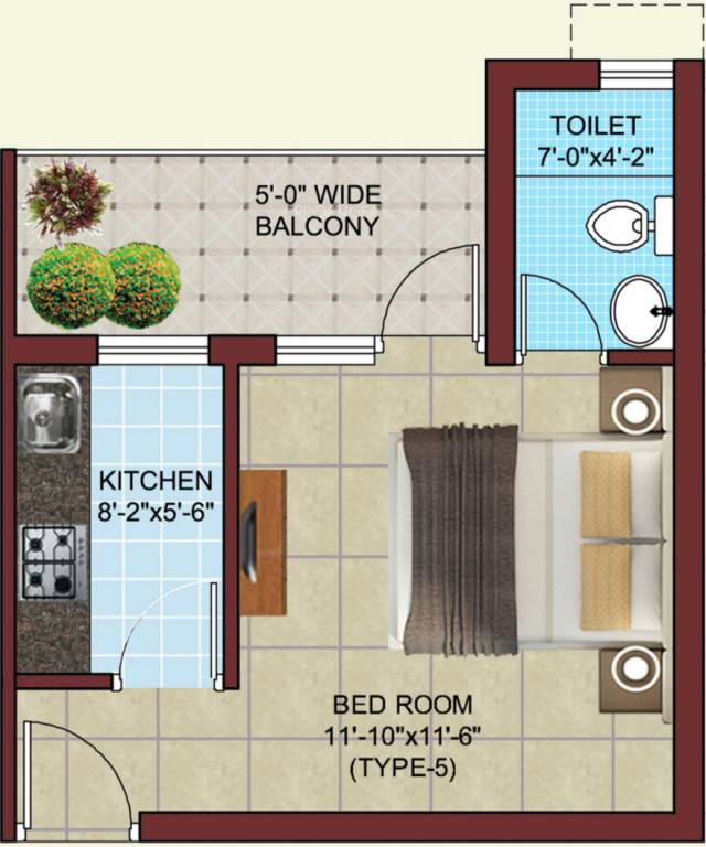 Omaxe Marigold (1BHK+1T (450 sq ft) 450 sq ft) Omaxe Marigold (1BHK+1T (450 sq ft) 450 sq ft)
