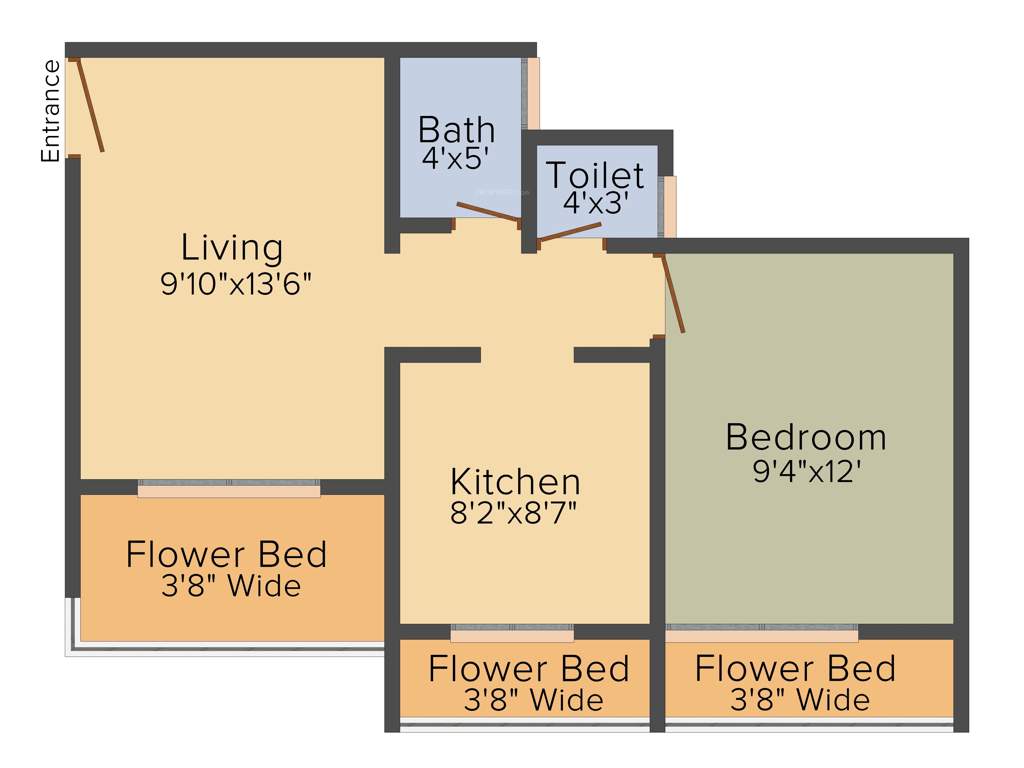 Tanisha Tanisha (1BHK+1T (721 sq ft) 721 sq ft)