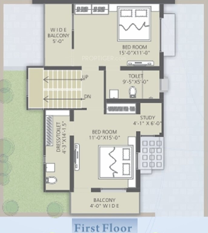 Addor Realty Shilon Greens (4BHK+3T (2,350 sq ft)   Study Room 2350 sq ft)