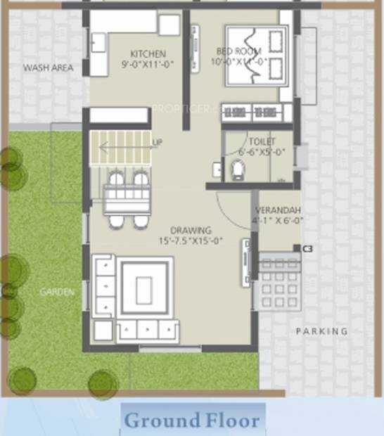 Addor Realty Shilon Greens (4BHK+3T (2,350 sq ft)   Study Room 2350 sq ft)