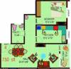 Mandavi Sapphire (1BHK+1T (750 sq ft) 750 sq ft)
