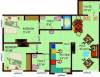 Mandavi Sapphire (2BHK+2T (905 sq ft) 905 sq ft)