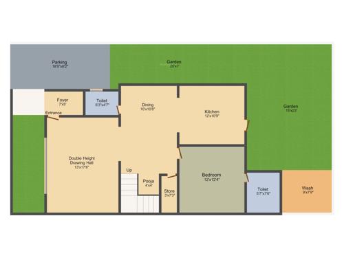 DLH Swastik Palazzo (4BHK+5T (2,646 sq ft) 2646 sq ft)