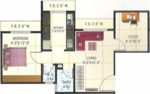 1 Bhk House Plan With Vastu