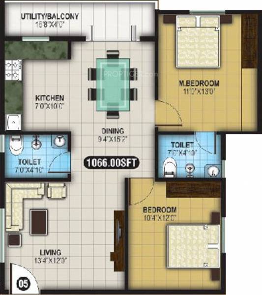 Saranya Sunshine (2BHK+2T (1,066 sq ft) 1066 sq ft) Saranya Sunshine (2BHK+2T (1,066 sq ft) 1066 sq ft)