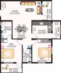 Vishwas Regency (2BHK+2T (1,170 sq ft) 1170 sq ft)