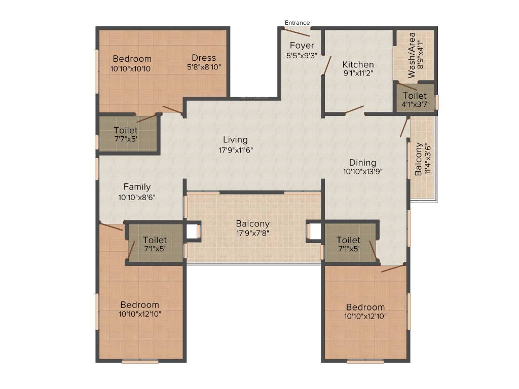 Manjooran Springs (3BHK+4T (2,022 sq ft) 2022 sq ft) Manjooran Springs (3BHK+4T (2,022 sq ft) 2022 sq ft)