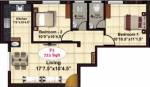 JKB Sesha Enclave (2BHK+2T (882 sq ft) 882 sq ft) JKB Sesha Enclave (2BHK+2T (882 sq ft) 882 sq ft)