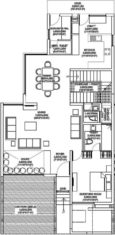 Mantri Signature Villa (3BHK+4T (3,780 sq ft) + Servant Room 3780 sq ft)