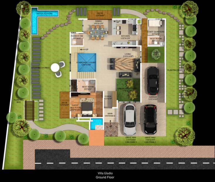 Mantri Signature Villa (4BHK+5T (4,540 sq ft) + Servant Room 4540 sq ft)