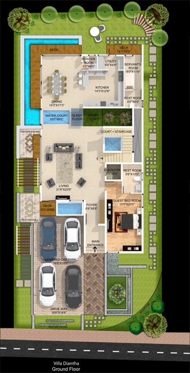 Mantri Signature Villa (5BHK+6T (5,445 sq ft) + Servant Room 5445 sq ft)
