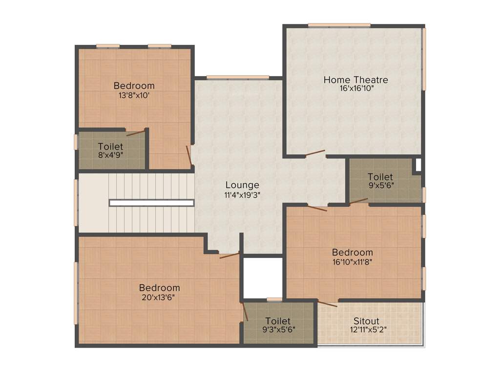 Casagrand Amber Villa (4BHK+6T (3,813 sq ft) 3813 sq ft)