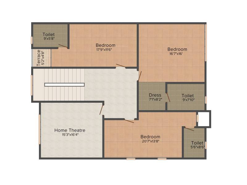 Casagrand Amber Villa (4BHK+6T (3,737 sq ft) 3737 sq ft)
