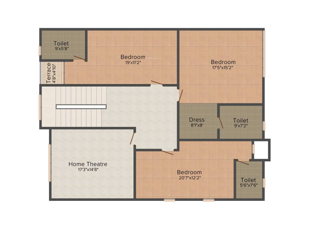 Casagrand Amber Villa (4BHK+6T (3,729 sq ft) 3729 sq ft)