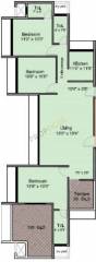 Shah Royale (3BHK+3T (1,350 sq ft) 1350 sq ft) Shah Royale (3BHK+3T (1,350 sq ft) 1350 sq ft)