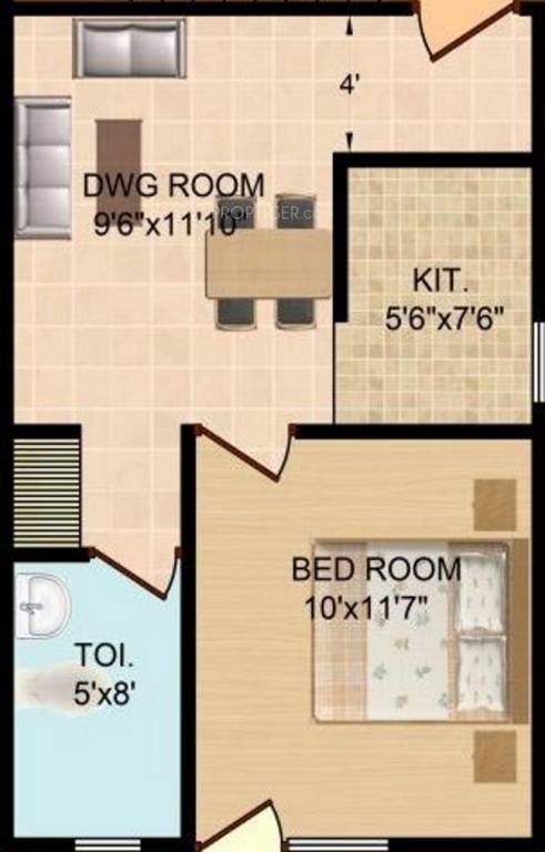 Satyam Homes (1BHK+1T (500 sq ft) 500 sq ft) Satyam Homes (1BHK+1T (500 sq ft) 500 sq ft)