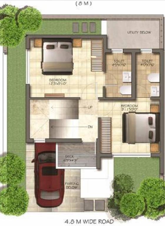 solitude Floor Plan Upper Ground Floor Plan