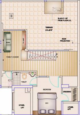 Ridhiraj Builders Residency (3BHK+3T (2,310 sq ft) 2310 sq ft)