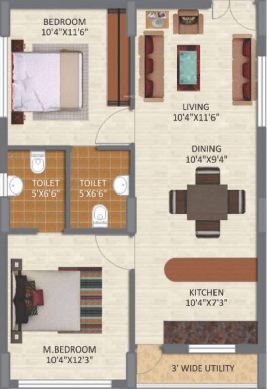 avsr sky court Floor Plan Floor Plan