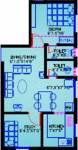 Niranjan (1BHK+2T (553 sq ft) + Study Room 553 sq ft) Niranjan (1BHK+2T (553 sq ft) + Study Room 553 sq ft)