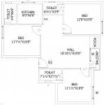 Krishna Sharani Homes (3BHK+2T (1,035 sq ft) 1035 sq ft) Krishna Sharani Homes (3BHK+2T (1,035 sq ft) 1035 sq ft)