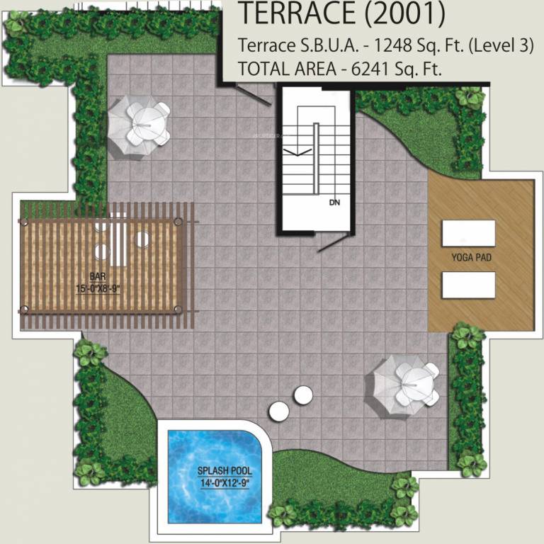 air Floor Plan Terrace Floor Plan